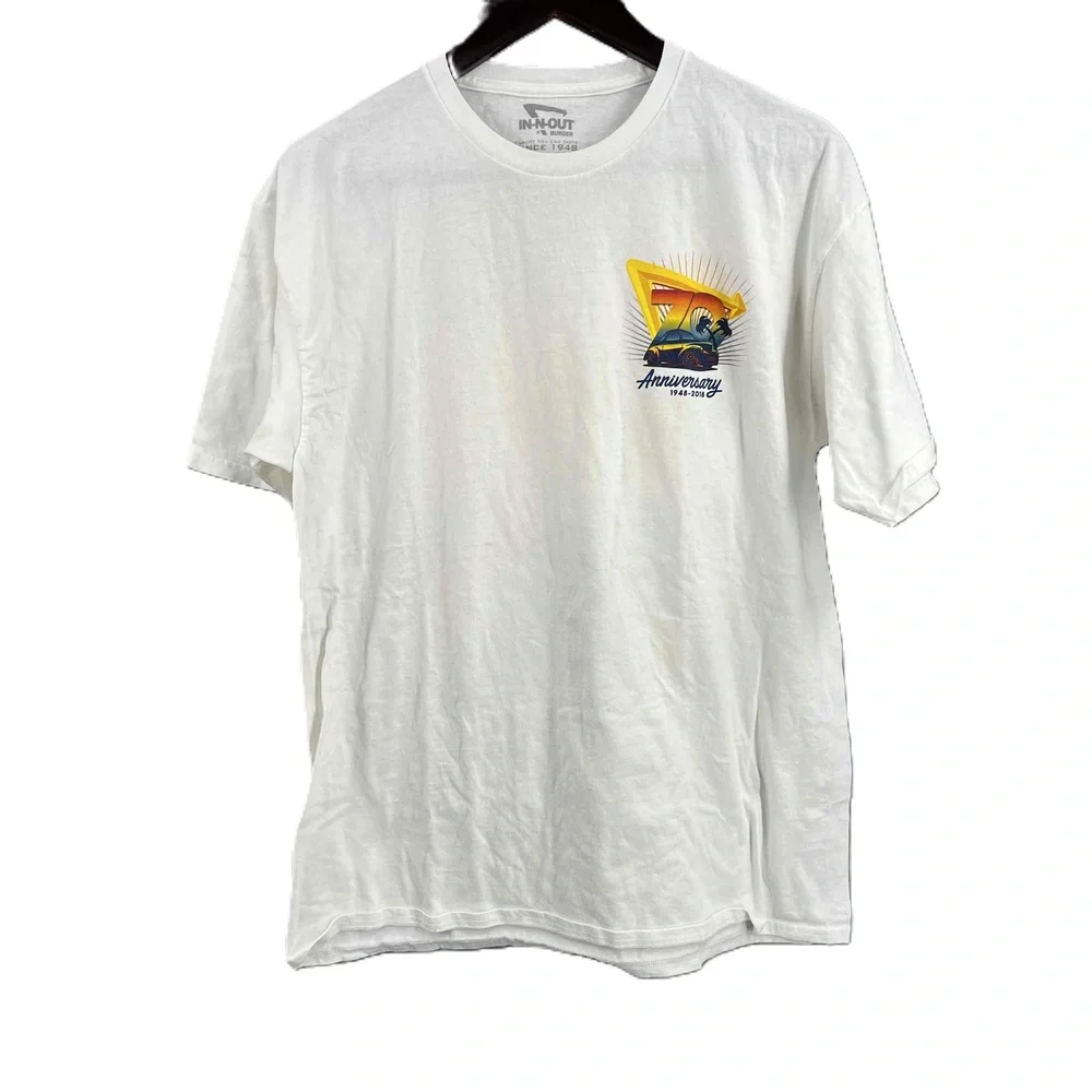 In-N-Out Burger 70th Anniversary Ferris Wheel Vladimir Kush‎ White T-Shirt Large